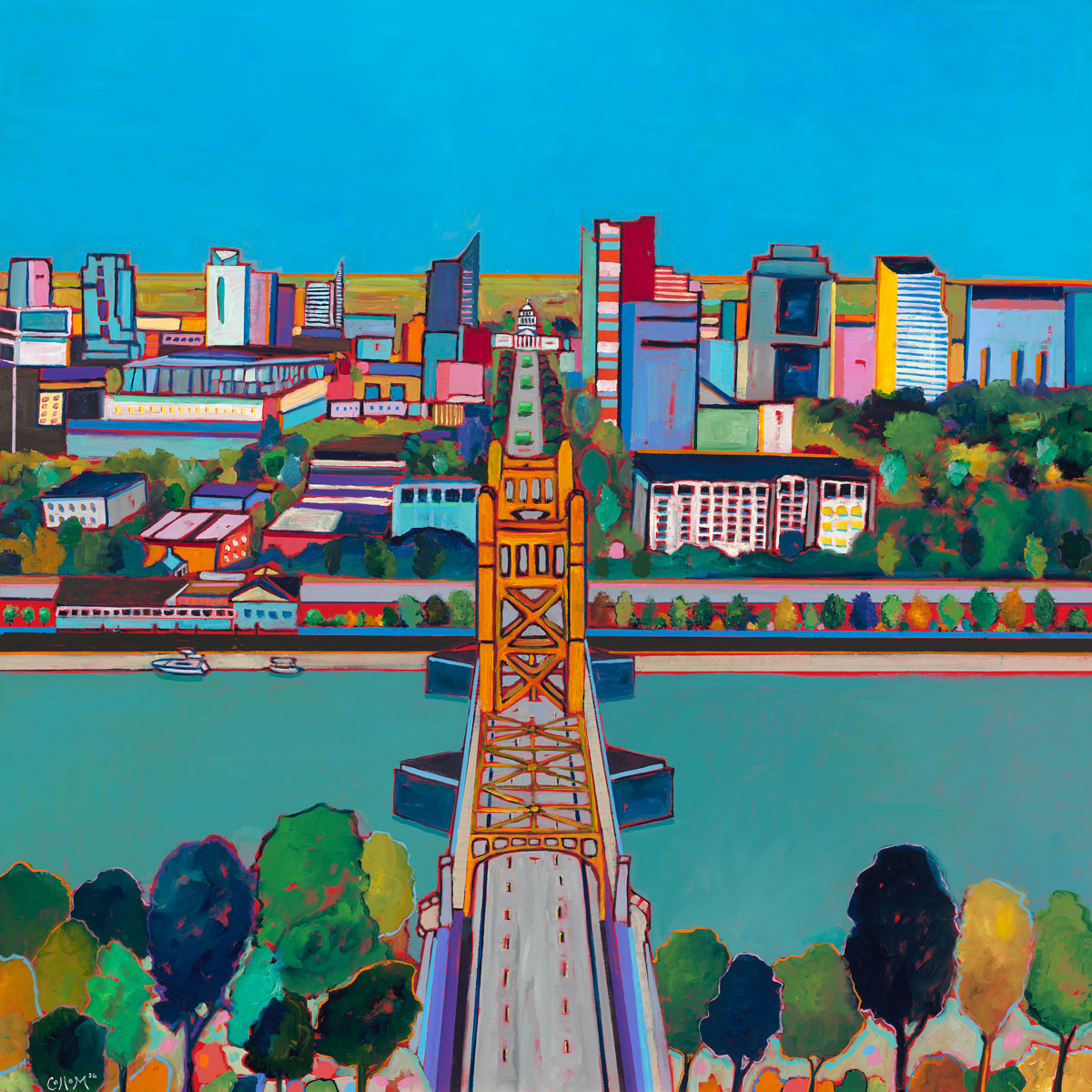 Above Sacramento Print – Tim Collom Gallery