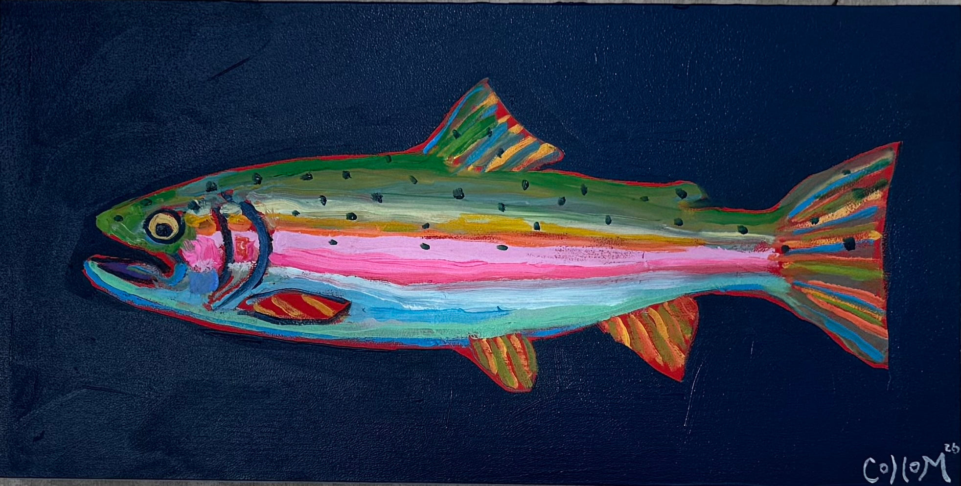 Trout in Blue
