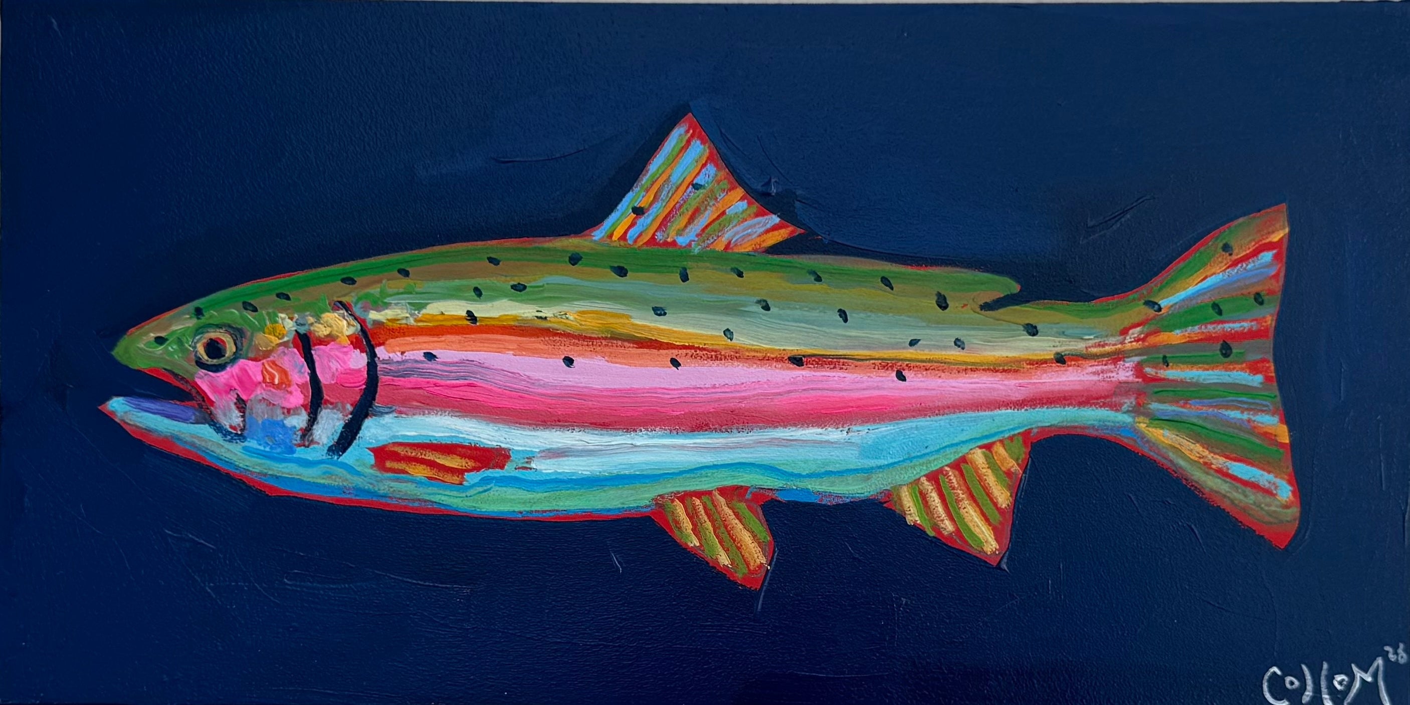 Trout in Blue