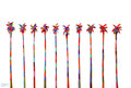 Neon Palms Print