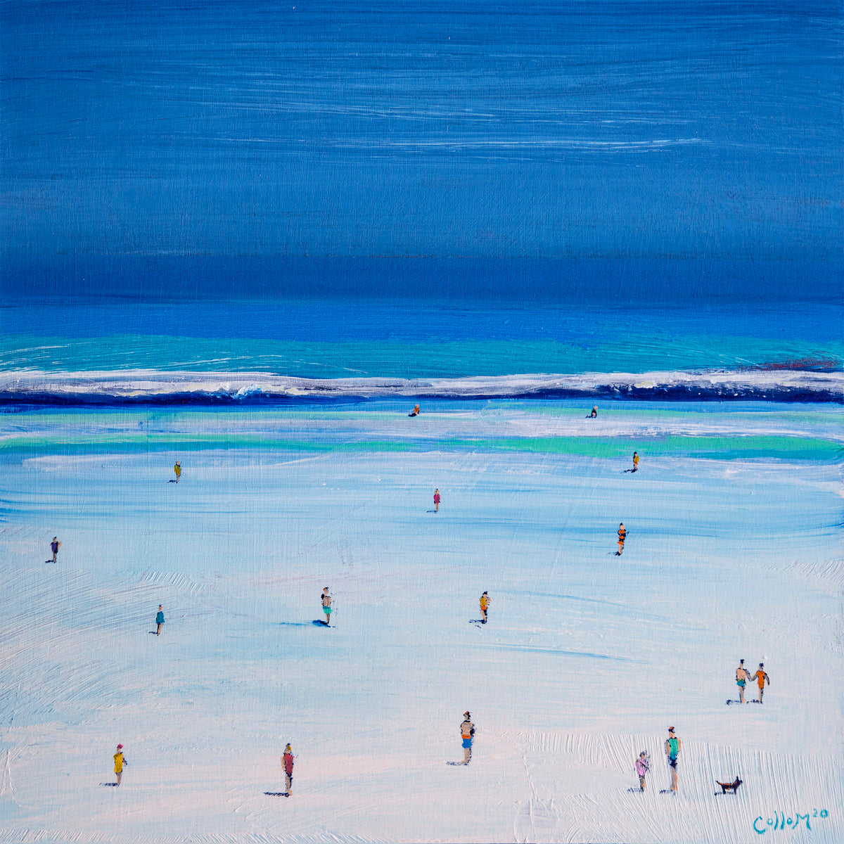 Blue Beach Print