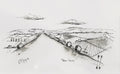 Farm Valley Field Sketch