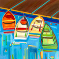 Four Boats Print
