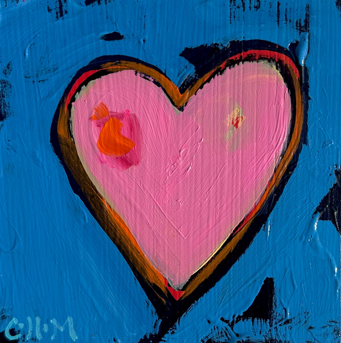Heart Series on Wood Panel