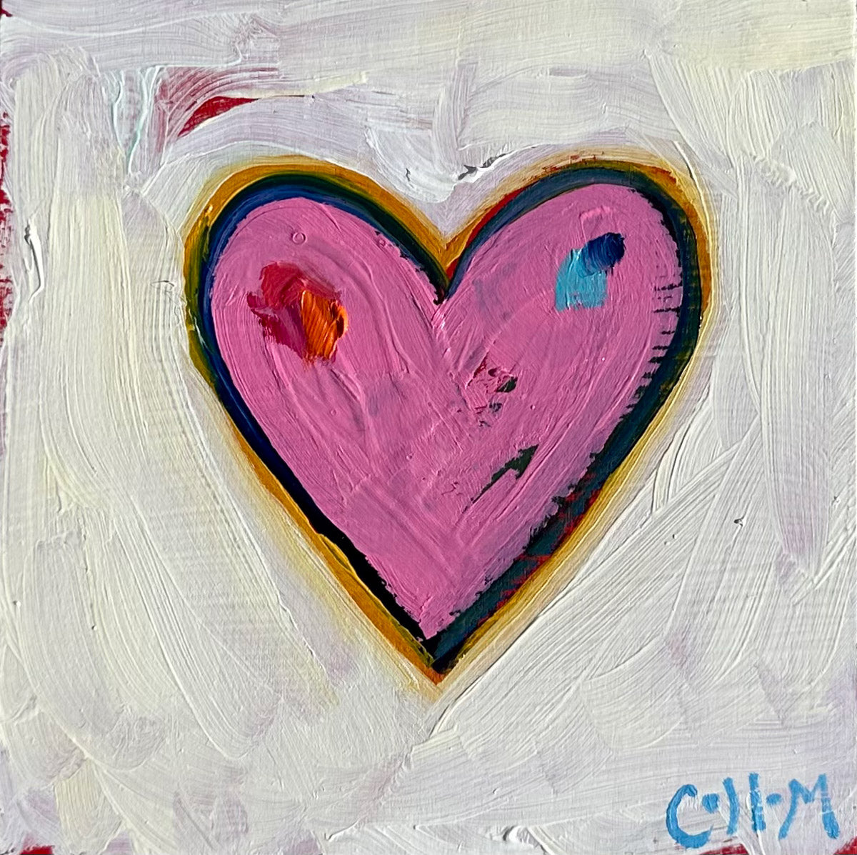 Heart Series on Wood Panel