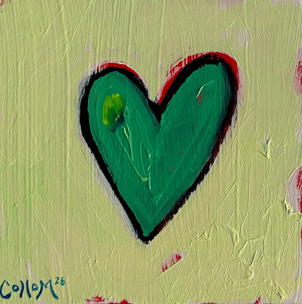 Heart Series on Wood Panel