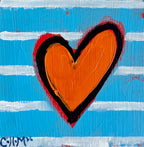 Heart Series on Wood Panel