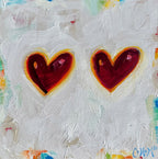 Heart Series on Wood Panel