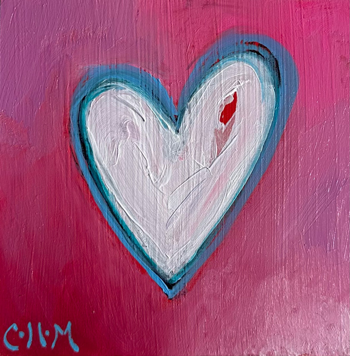 Heart Series on Wood Panel