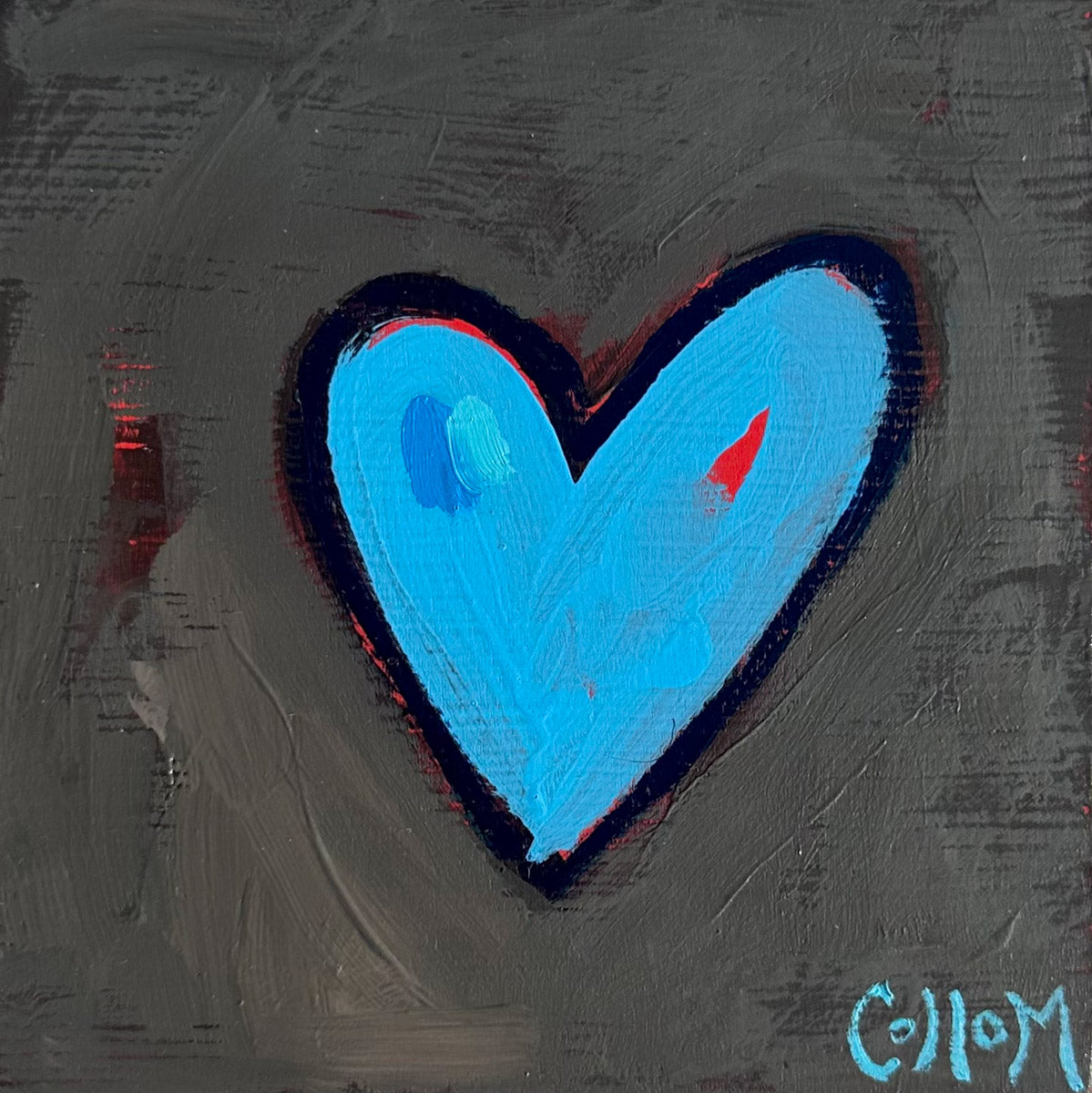Heart Series on Wood Panel