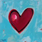 Heart Series on Wood Panel