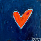 Heart Series on Wood Panel
