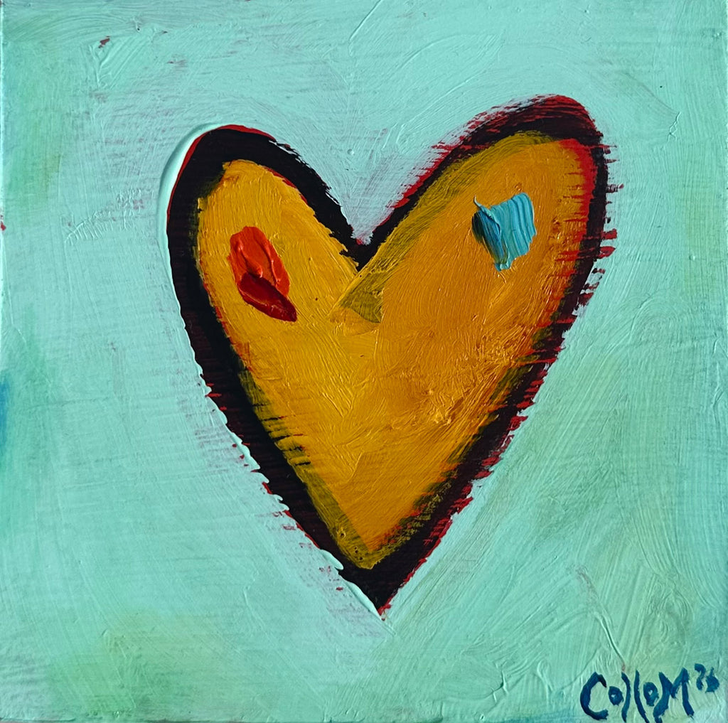 Heart Series on Wood Panel