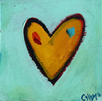 Heart Series on Wood Panel