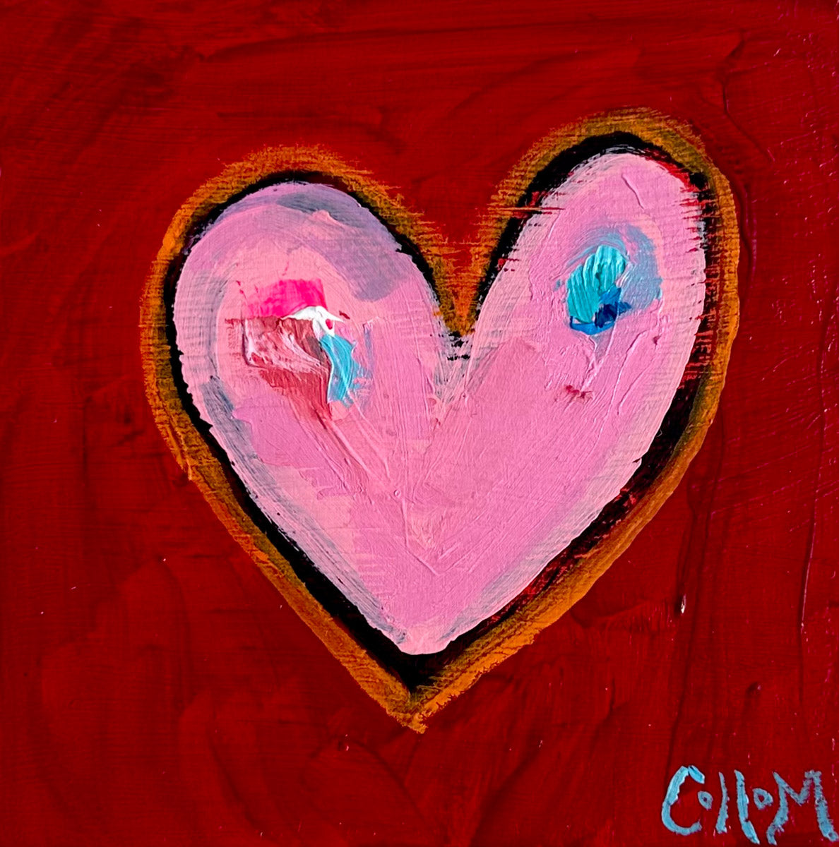 Heart Series on Wood Panel