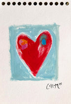 Heart Series in Golden Frame