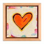 Heart Series on Wood Panel