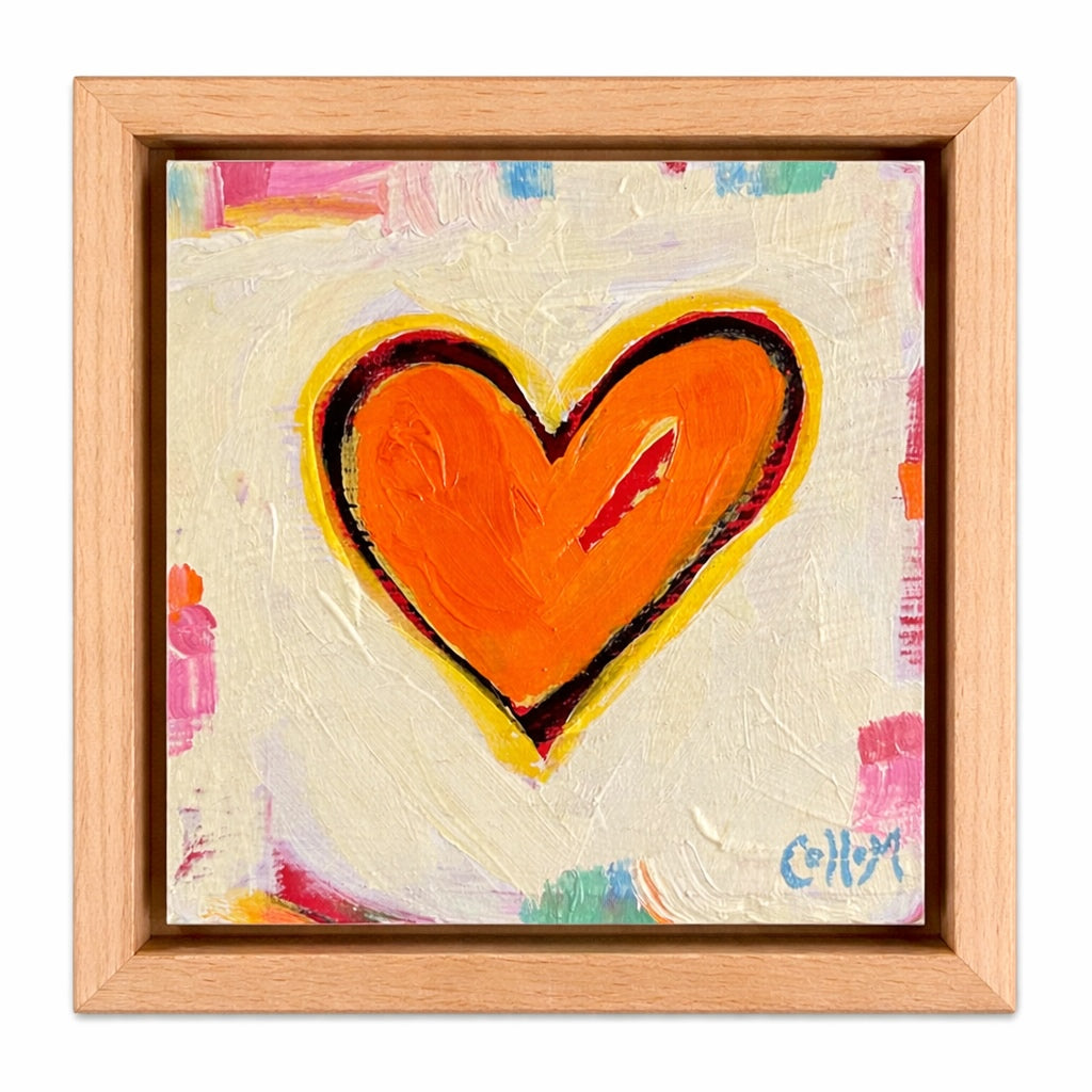 Heart Series on Wood Panel