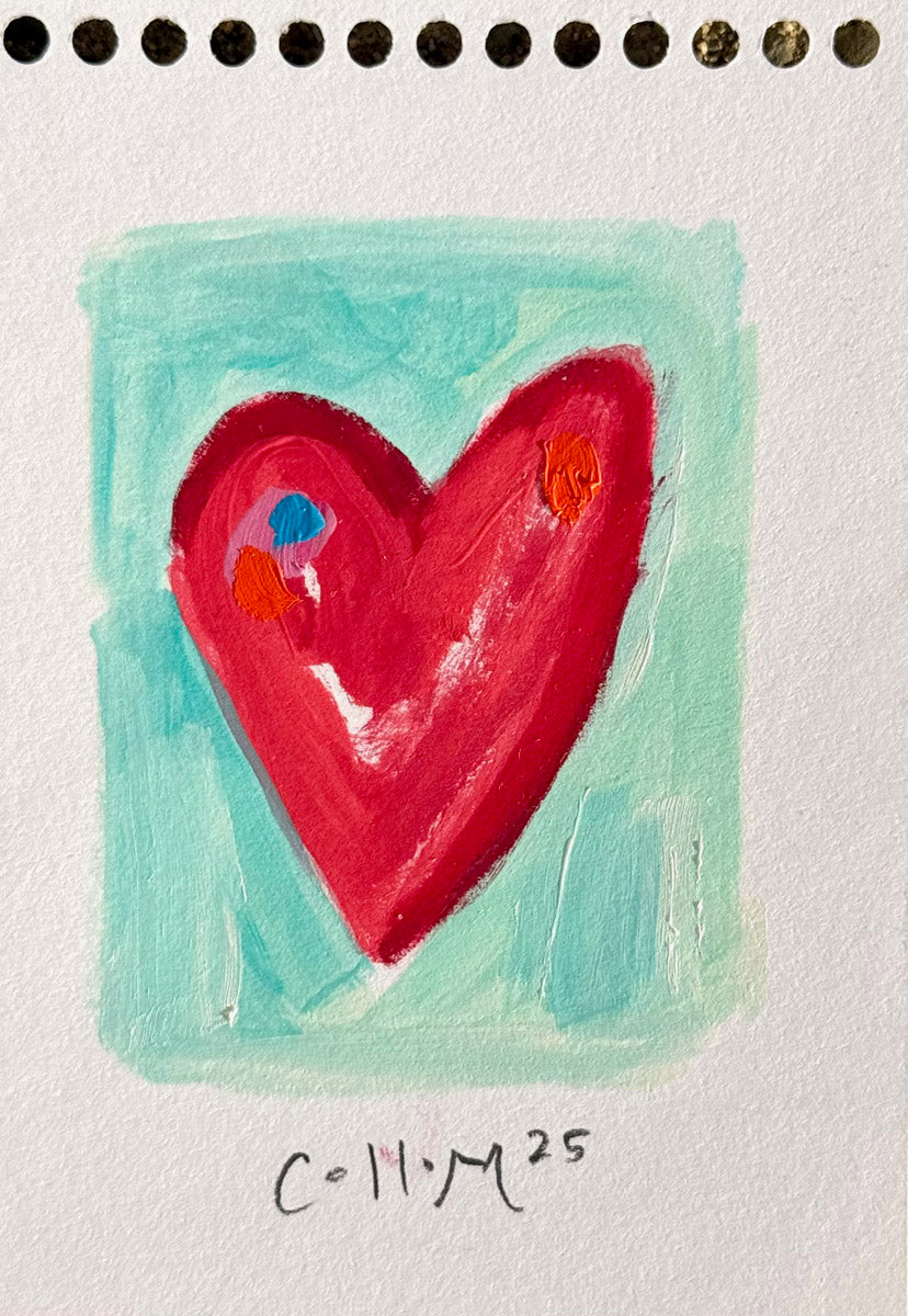 Heart Series in Golden Frame