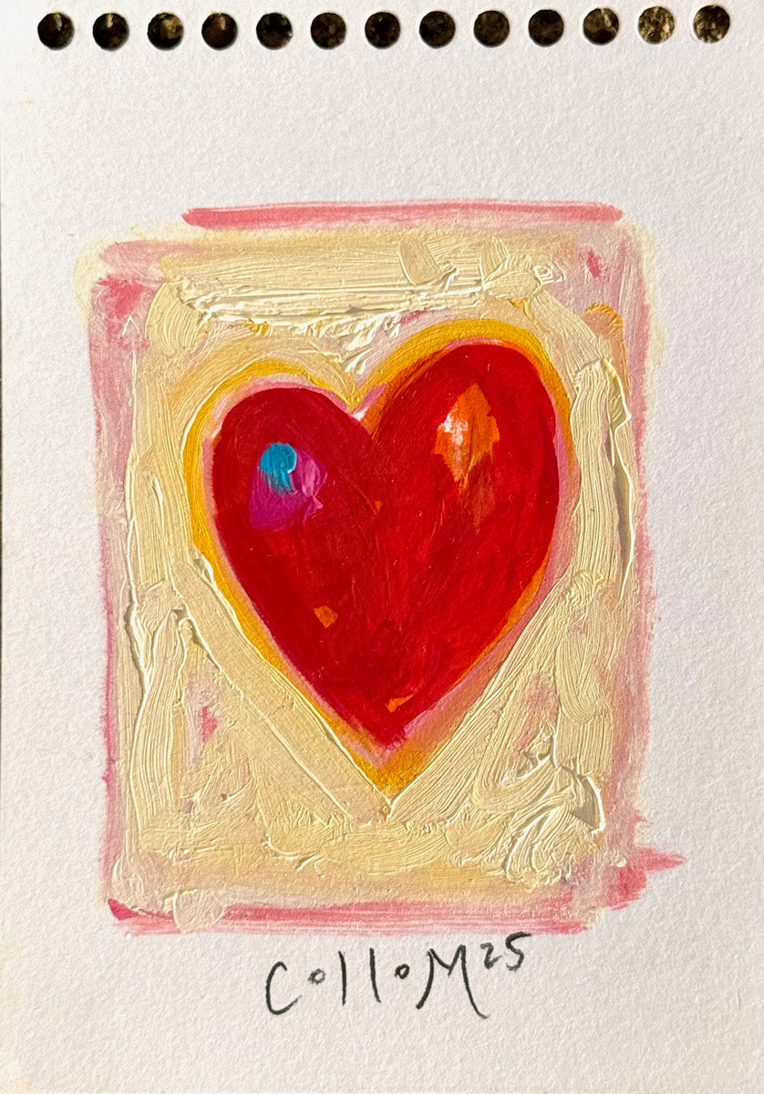 Heart Series in Golden Frame