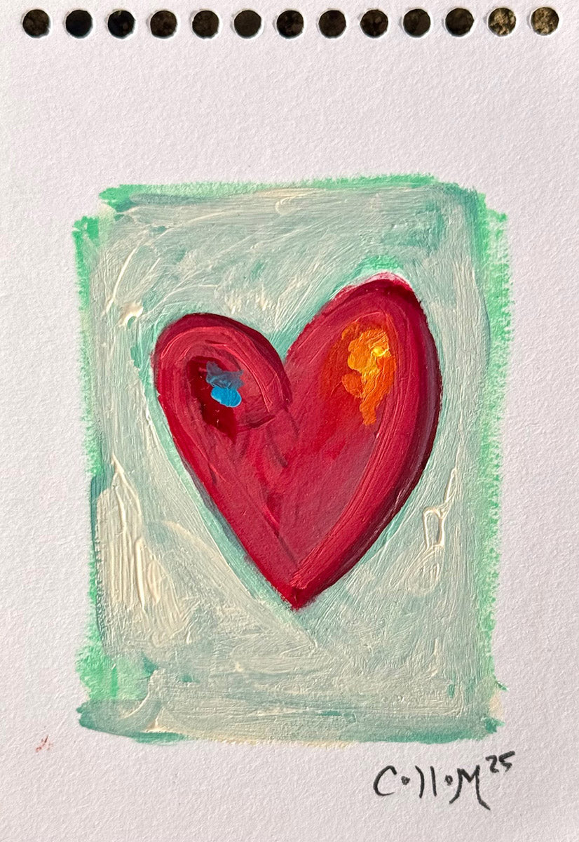 Heart Series in Golden Frame