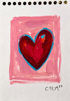 Heart Series in Golden Frame