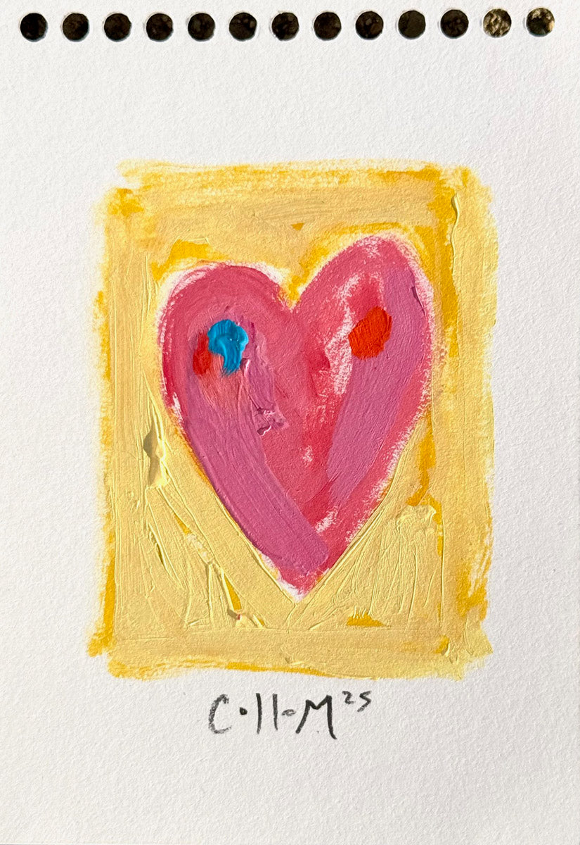 Heart Series in Golden Frame