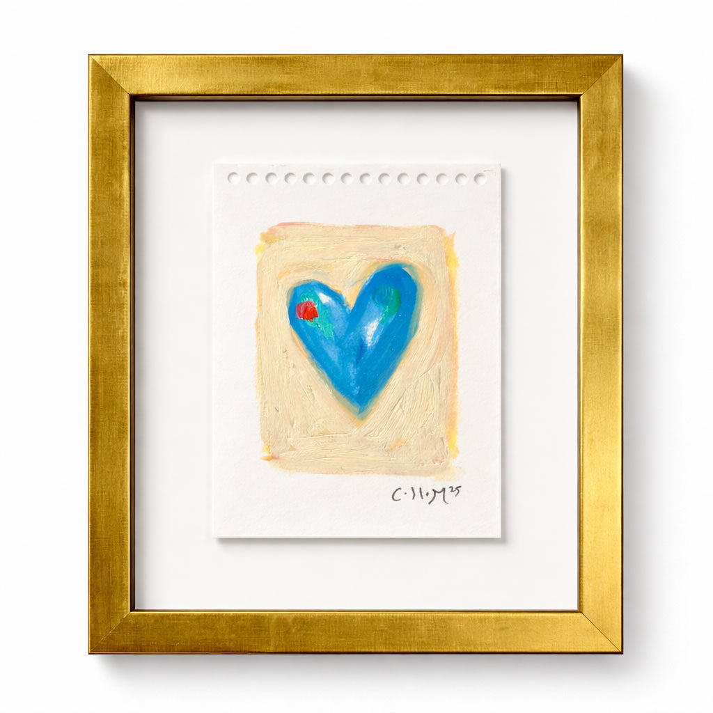 Heart Series in Golden Frame