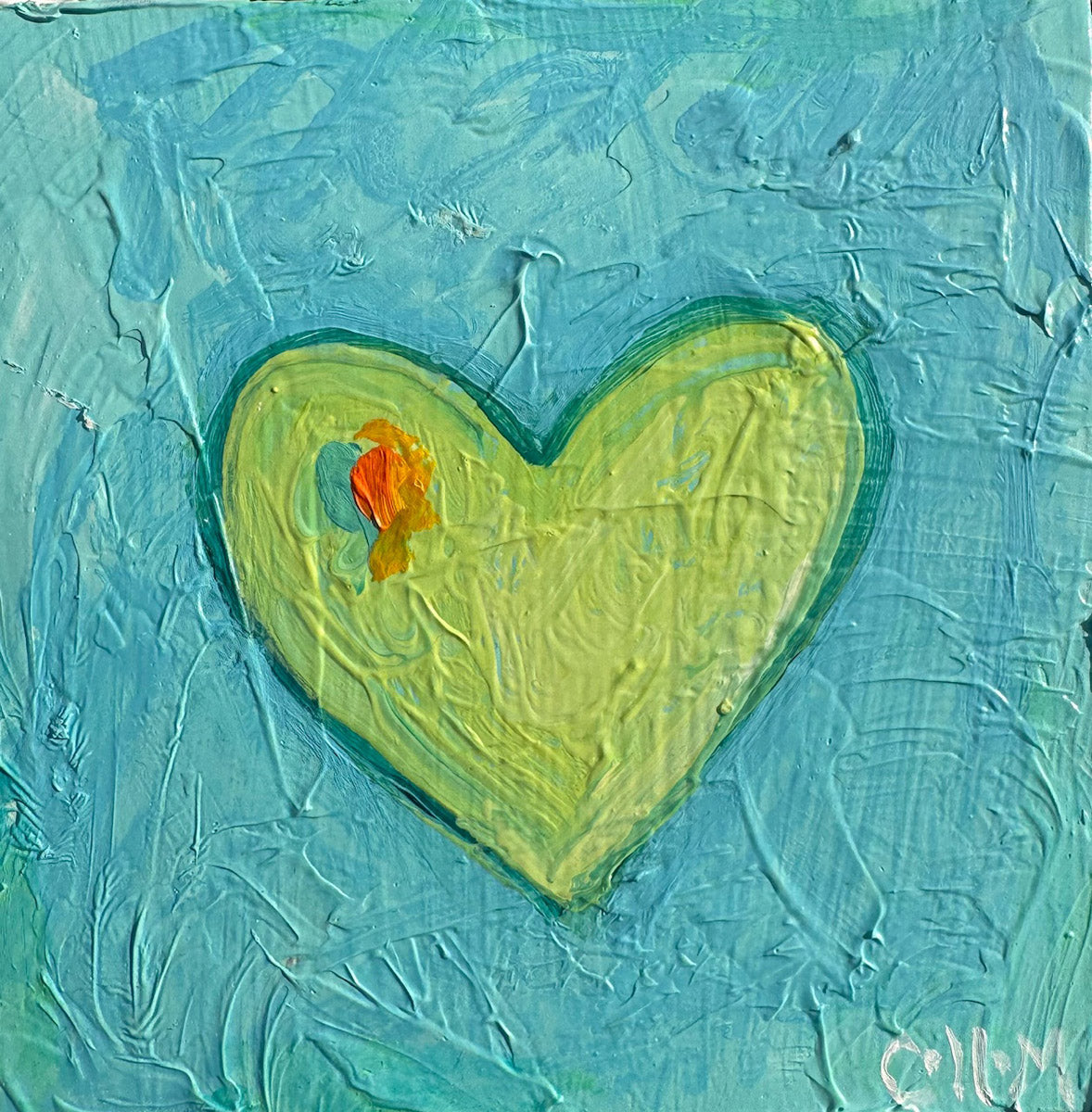 Heart Series on Wood Panel