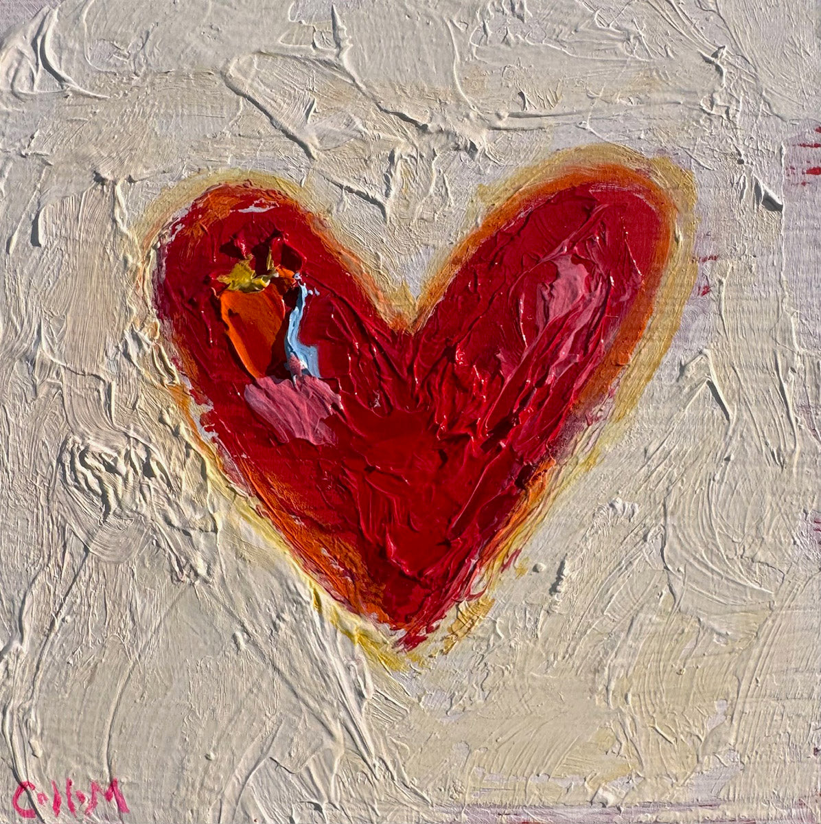 Heart Series on Wood Panel