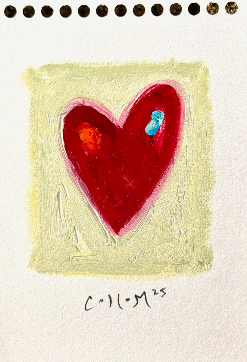 Heart Series in Golden Frame