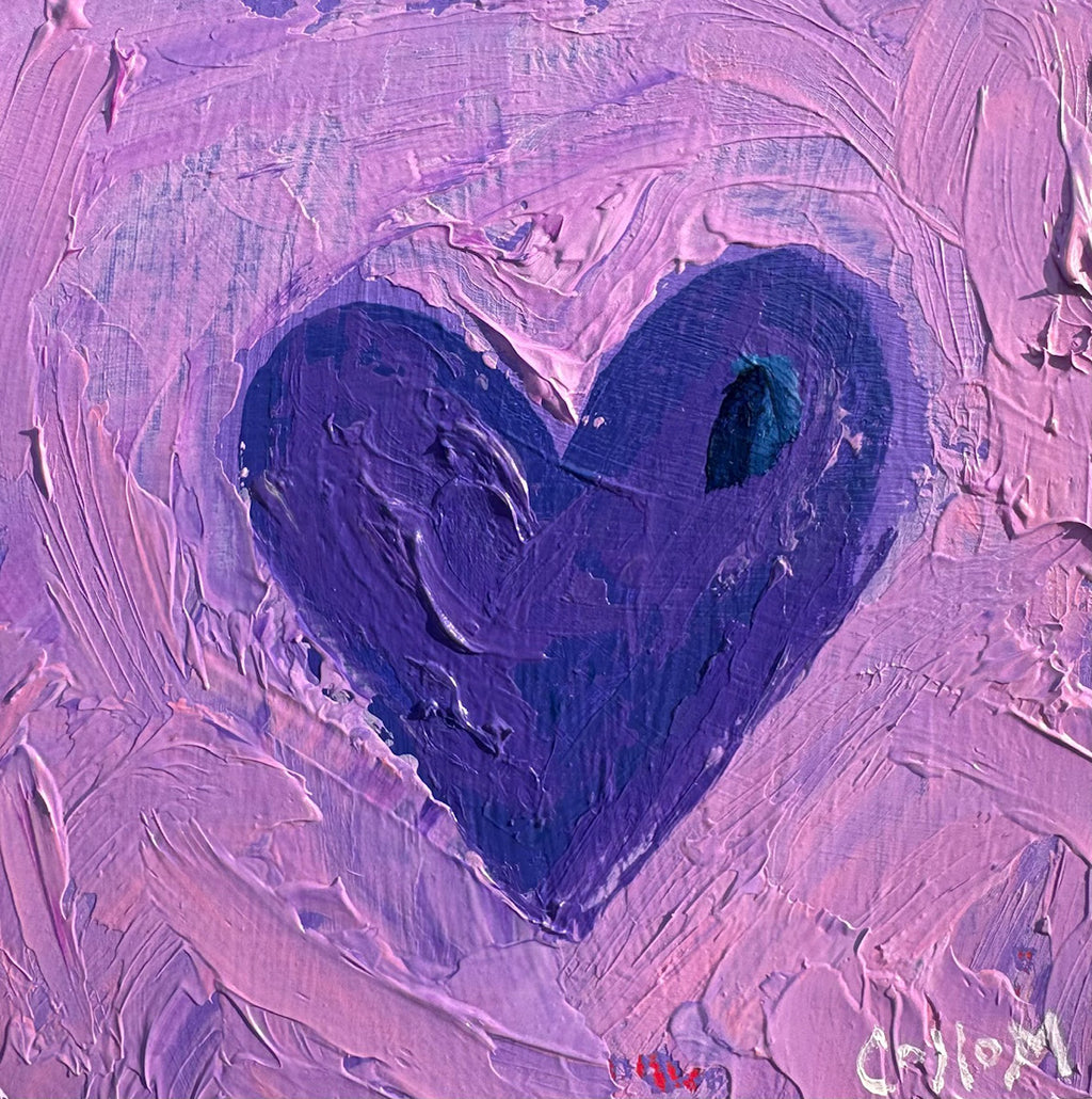 Heart Series on Wood Panel