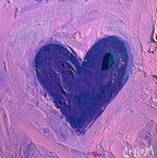 Heart Series on Wood Panel