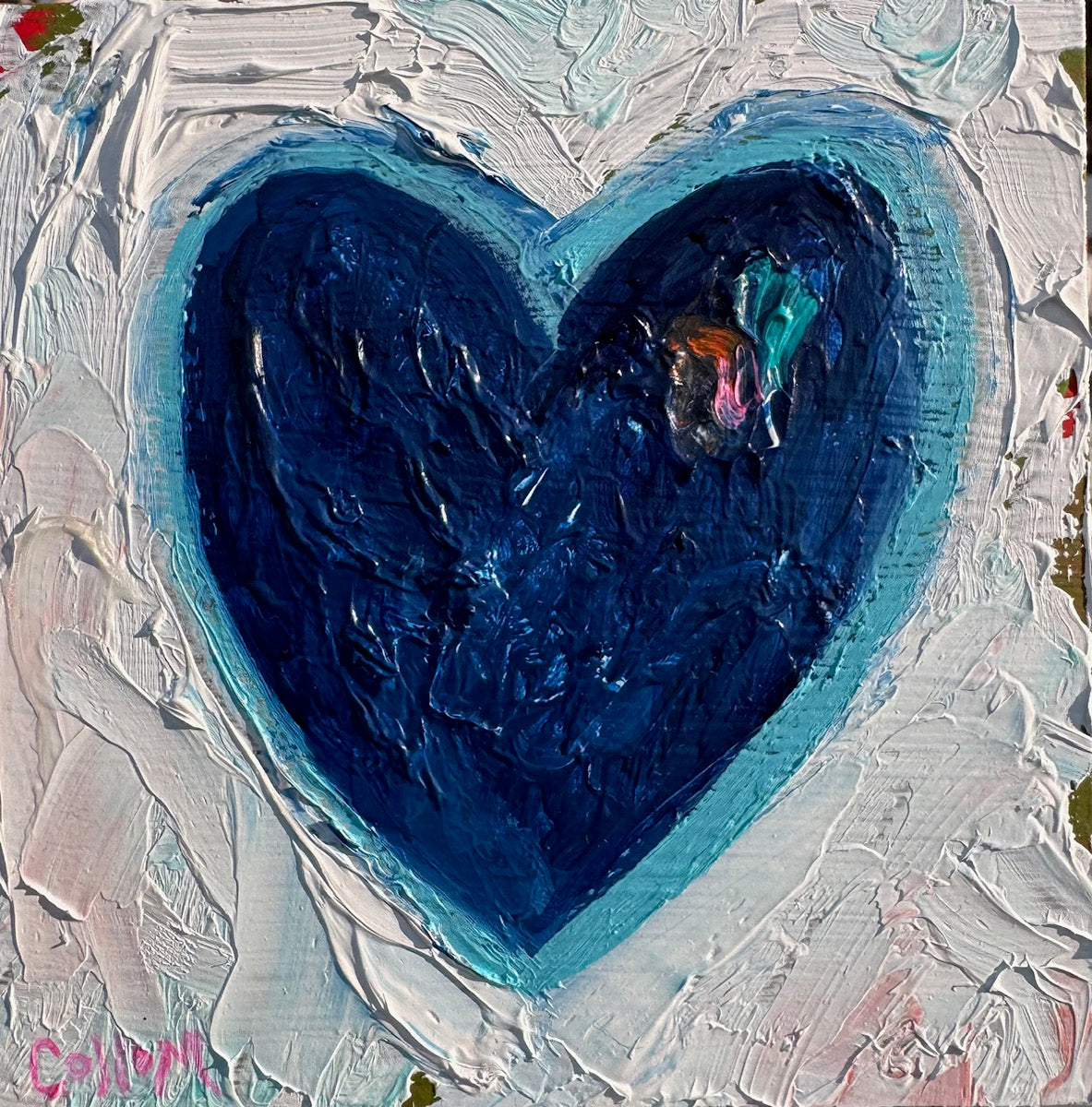 Heart Series on Wood Panel