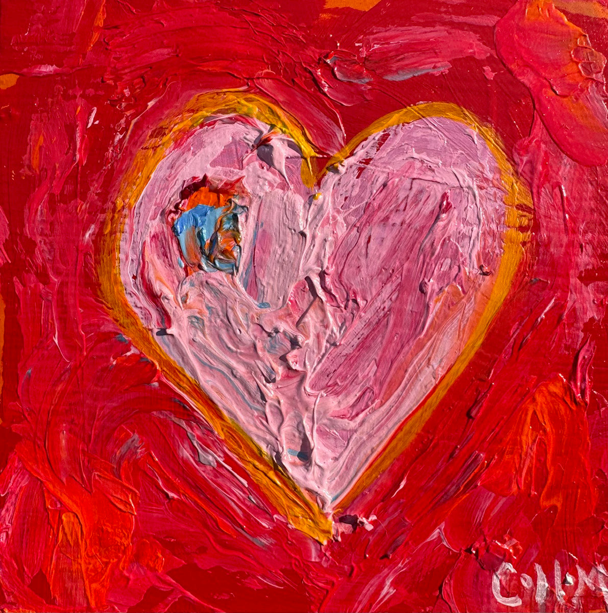 Heart Series on Wood Panel