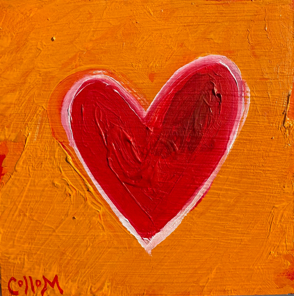 Heart Series on Wood Panel