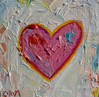 Heart Series on Wood Panel
