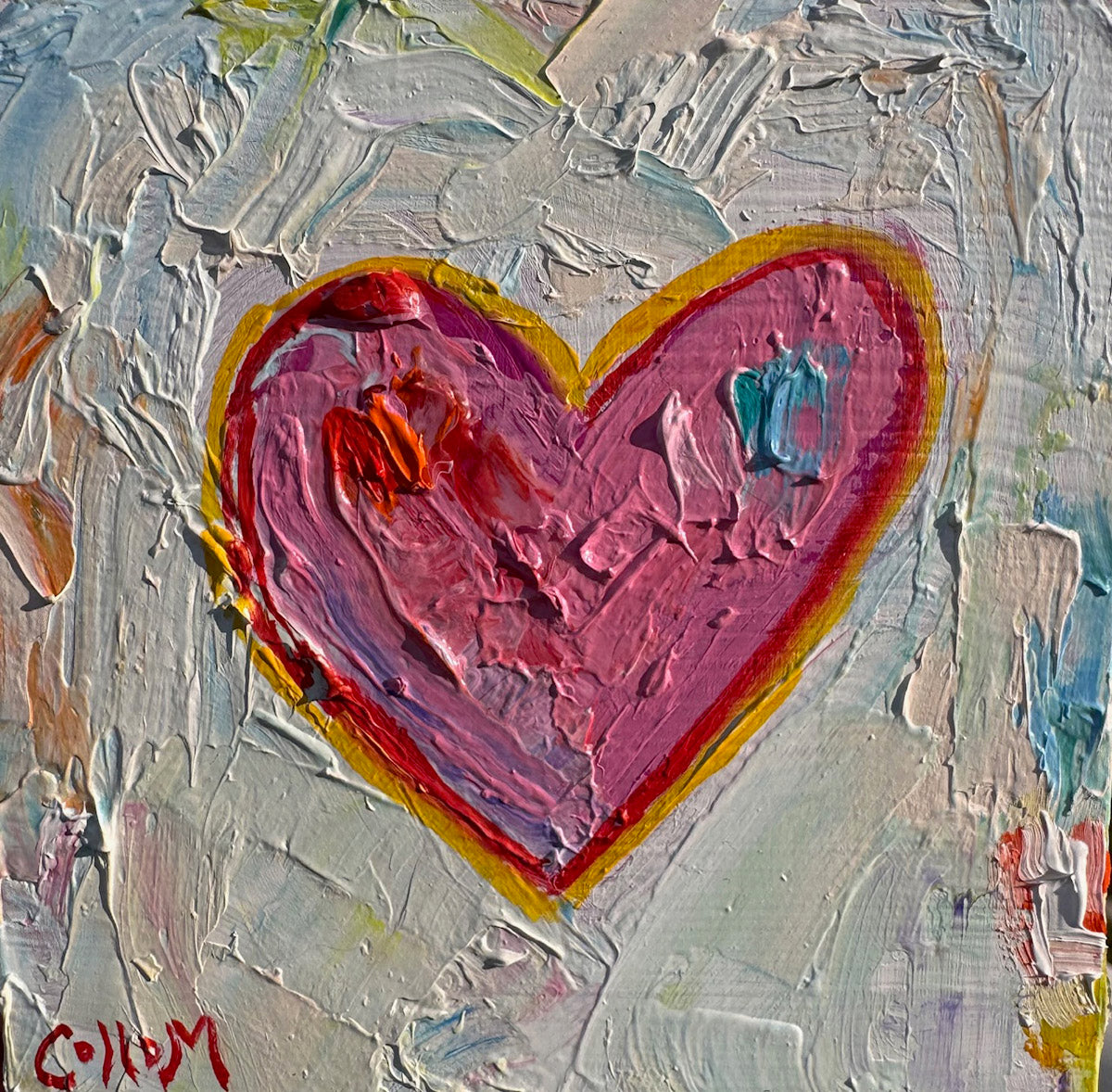 Heart Series on Wood Panel