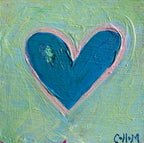 Heart Series on Wood Panel