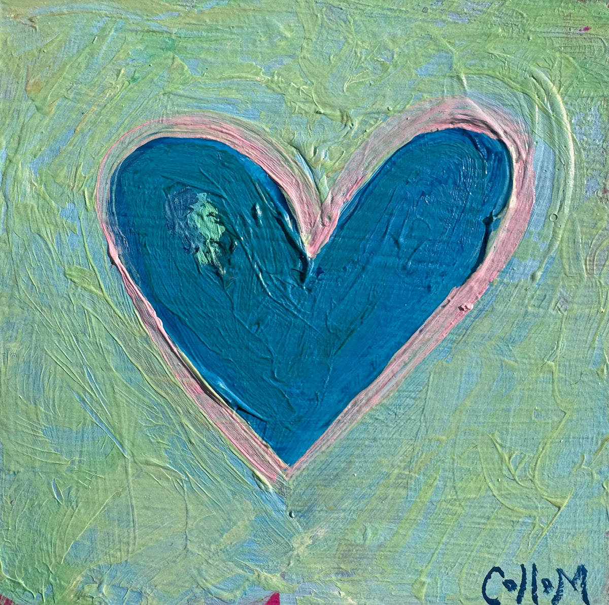 Heart Series on Wood Panel