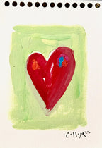 Heart Series in Golden Frame