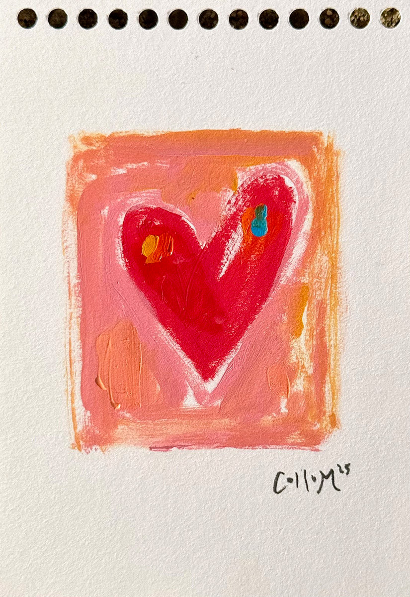 Heart Series in Golden Frame