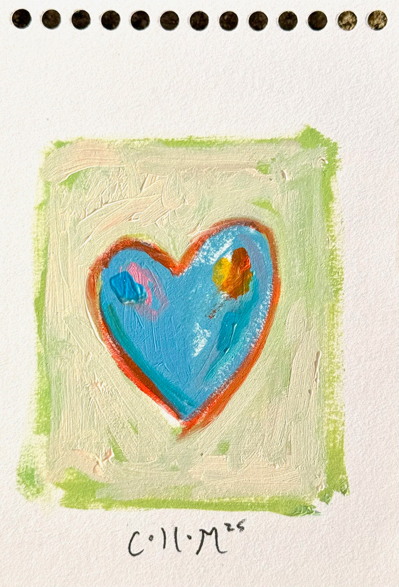 Heart Series in Golden Frame