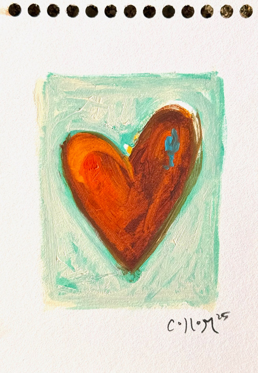 Heart Series in Golden Frame
