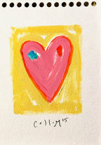 Heart Series in Golden Frame