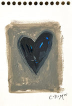 Heart Series in Golden Frame