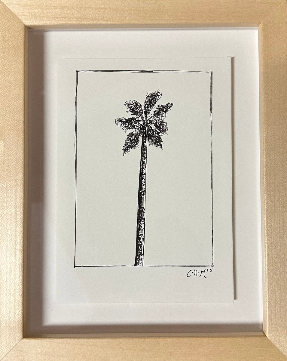 Single Palm Field Sketch