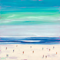 Teal Beach Print