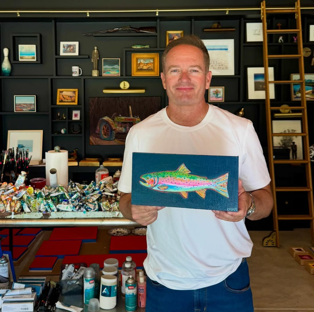 Trout in Blue